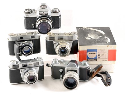 Lot 443 - Kodak Retina IIIc & Other Vintage Cameras.