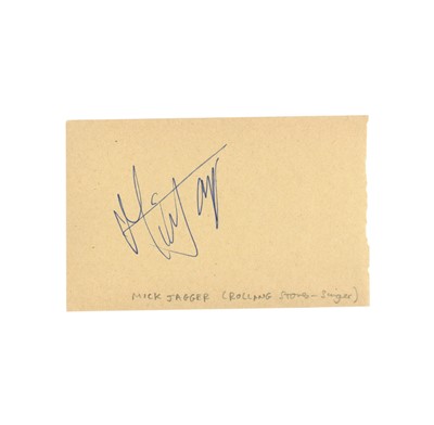 Lot 306 - Jagger (Mick)