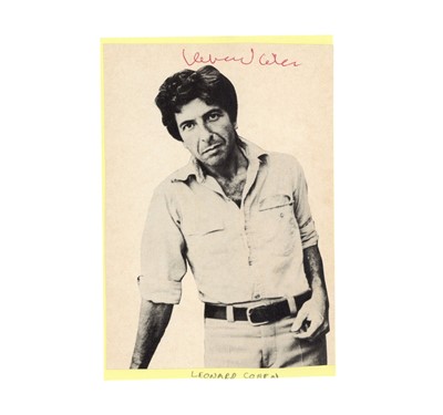 Lot 292 - Cohen (Leonard)