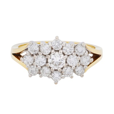 Lot 312 - A diamond dress ring, circa 1993