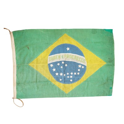 Lot 239 - Two national flags of Brazil and Greece