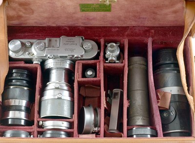 Lot 238 - Extensive Leica III Outfit.