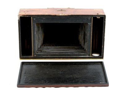 Lot 137 - Brass-Bound King's Own De-Luxe Roll Film Camera.