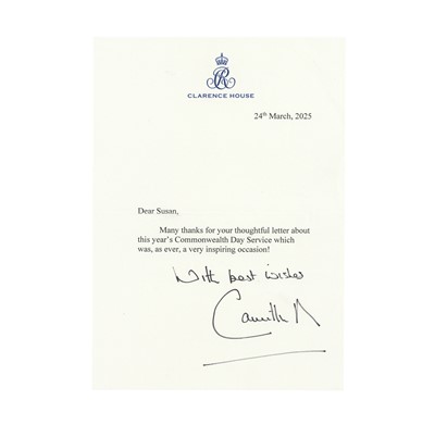 Lot 462 - Camilla, Queen Consort