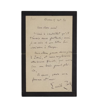 Lot 268 - Zola (Emile)