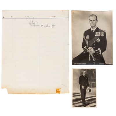 Lot 509 - Prince Philip, Duke of Edinburgh