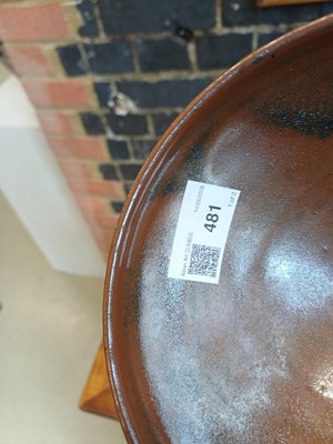 Lot 481 - A Chinese Henan russet-glazed bowl, Song dynasty