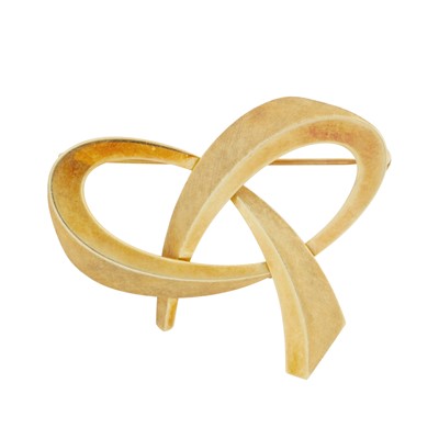 Lot 297 - An abstract bow brooch