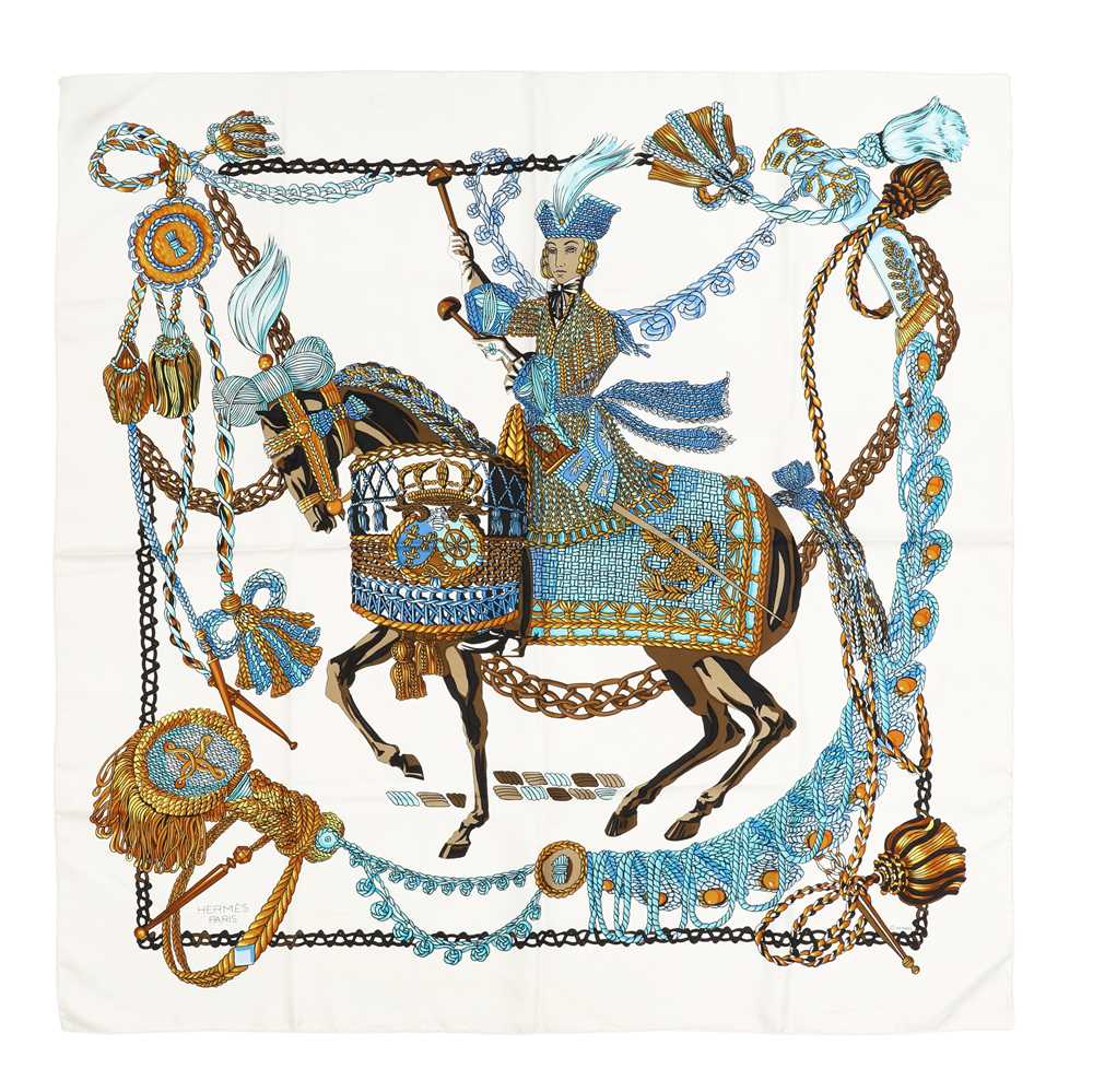 Lot 56 - Hermès 'Le Timbalier' Silk Scarf 90