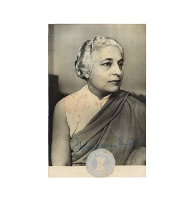 Lot 407 - Pandit (Vijaya Lakshmi)