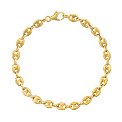 Lot 249 - A marine link bracelet