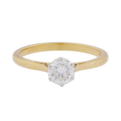 Lot 309 - Mappin & Webb | A diamond single stone ring, circa 1993