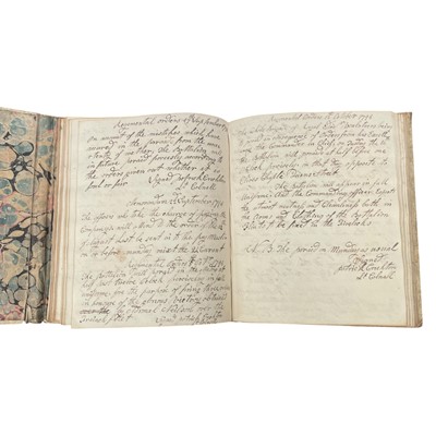 Lot 15 - ‘The Awkward Squad’: Orderly book of the Royal Edinburgh Volunteers, 1797-1801