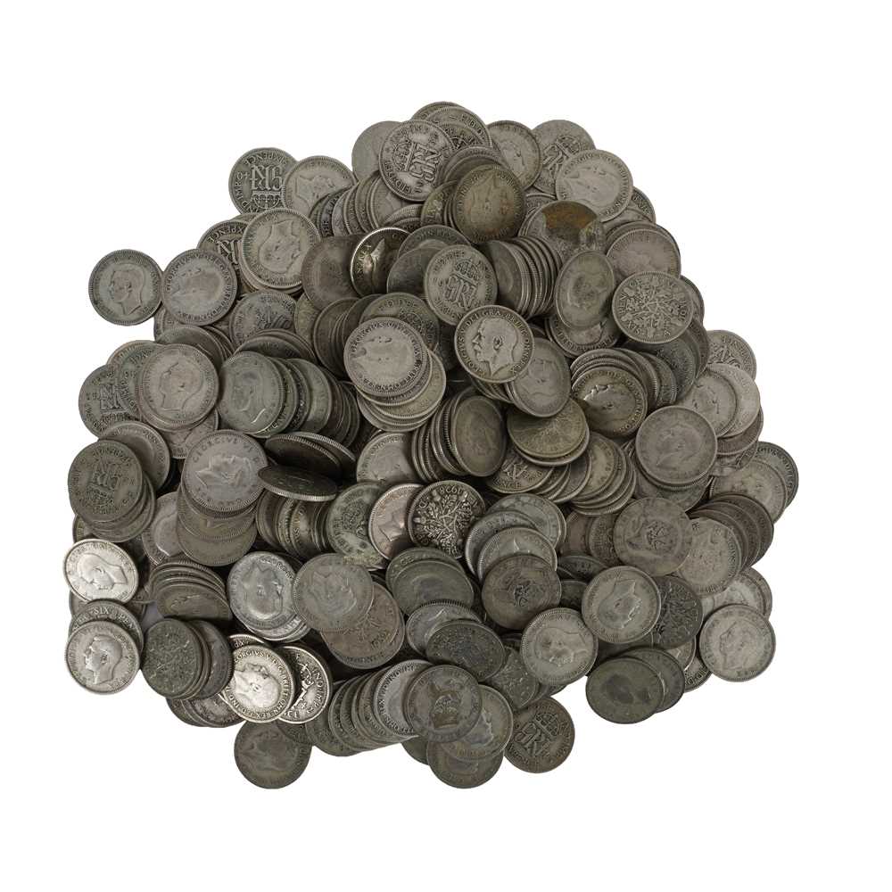 Lot 23 - GB Silver Coins- Pre 1946 George V and George VI