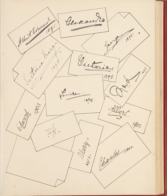 Lot 461 - Autograph Album.- British & European Royalty
