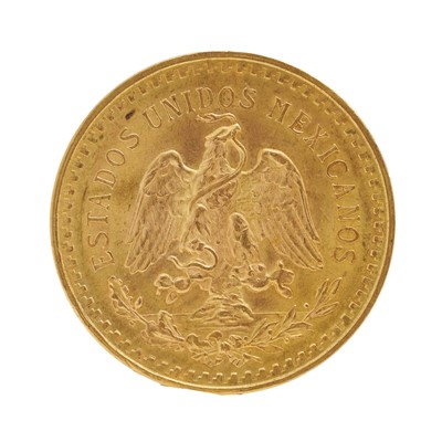 Lot 1 - Mexico - 50 Pesos 21ct gold coin