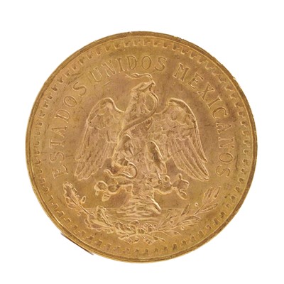 Lot 3 - Mexico - 50 Pesos 21ct gold coin