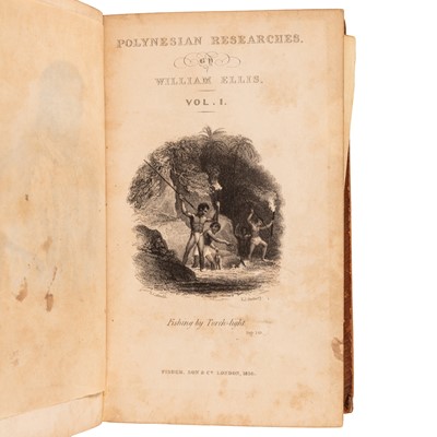 Lot 101 - Ellis. Polynesian Researches.....4vol. 1832 and others.