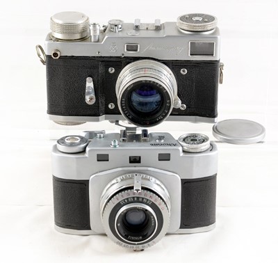 Lot 414 - Two Soviet Rangefinder Cameras.