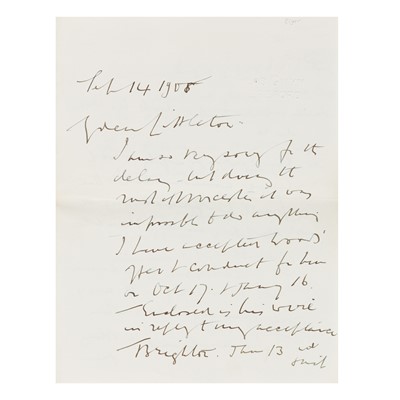 Lot 294 - Elgar (Edward)