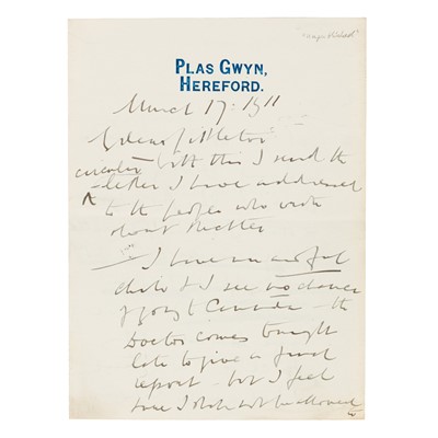 Lot 295 - Elgar (Edward)