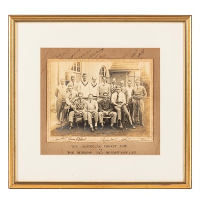 Lot 531 - Australian Cricket Team.- Incl. Don Bradman