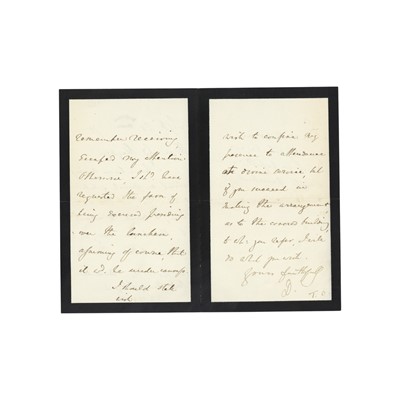 Lot 372 - Disraeli (Benjamin)