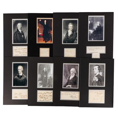 Lot 354 - British Prime Ministers.
