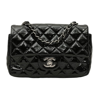 Lot 211 - Chanel Black Mini Flap Bag