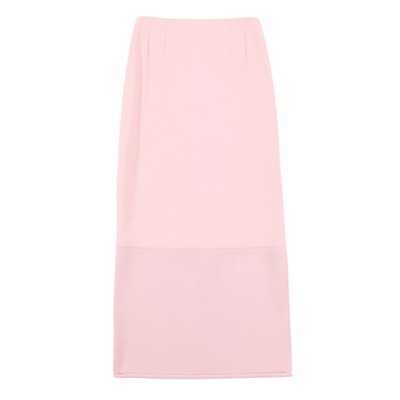 Lot 46 - Christian Dior Violet Wool Crepe Maxi Skirt Suit - Size 36 & 38
