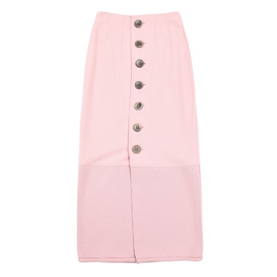 Lot 46 - Christian Dior Violet Wool Crepe Maxi Skirt Suit - Size 36 & 38