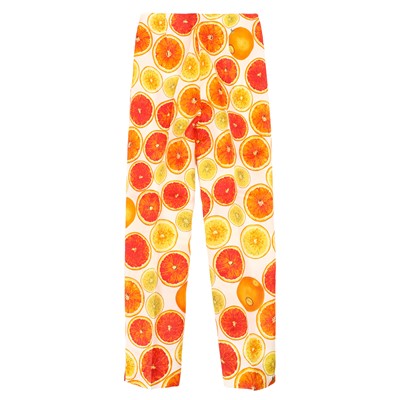 Lot 15 - Gucci Orange Silk Citrus Trouser - Size 40
