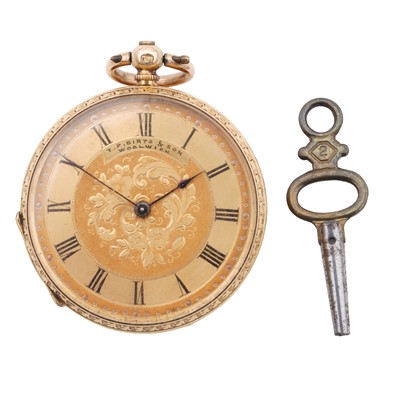 Lot 5 - T. P. Birts & Sons - Open-Faced Fob Watch