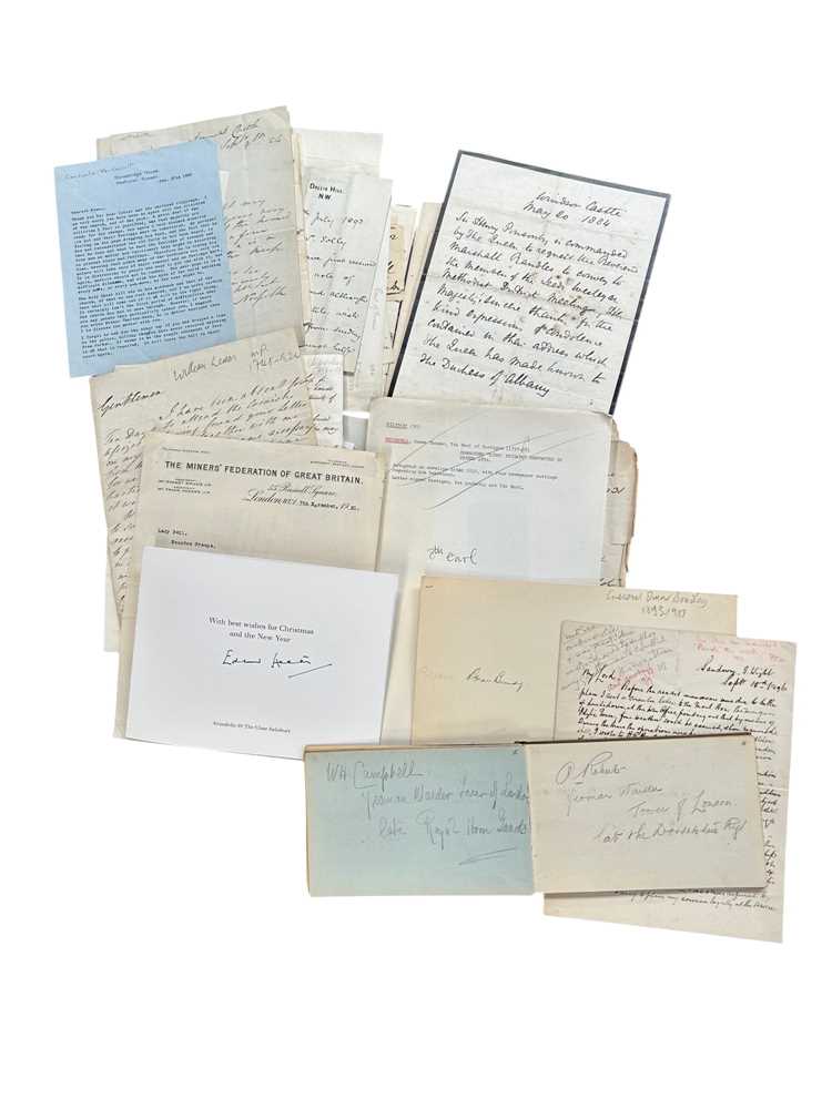 94 - Autograph Collection.- Royalty & Aristocracy, Politics & Diplomacy, Military & Naval