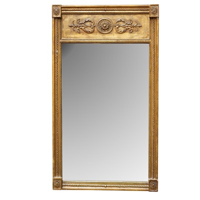 Lot 218 - A Regency giltwood pier mirror