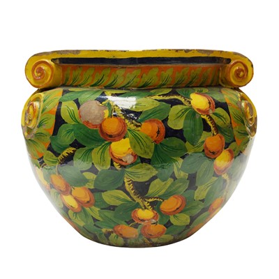 Lot 249 - An Italian majolica jardiniere
