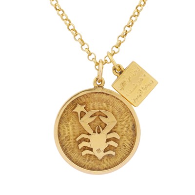 Lot 281 - An Ayatul Kursi pendant necklace