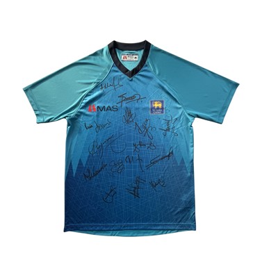 Lot 553 - Cricket Interest.- Signed shirt
