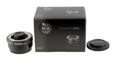 Lot 179 - Olympus M. Zuiko Digital Pro MC-20 2x Tele Converter.