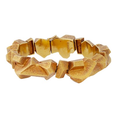 Lot 276 - David Webb Ι A 'Ski slope nugget' bracelet