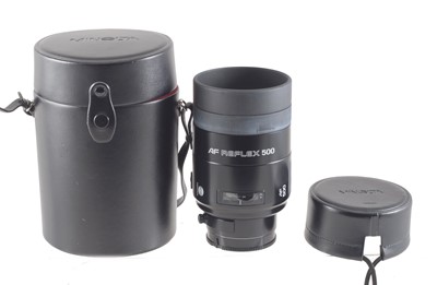 Lot 196 - Minolta 500mm f8 AF Mirror Lens.