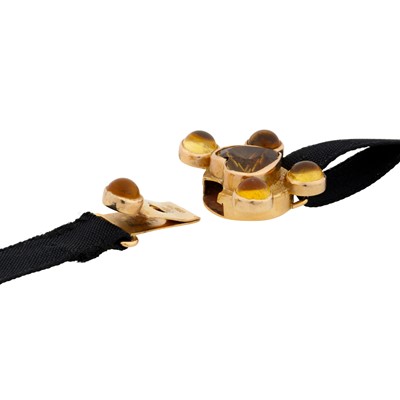 Lot 9 - A citrine necklace