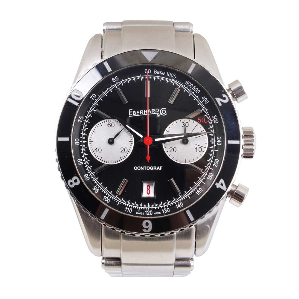 Lot 45 - Men's Eberhard & Co 'Contograph' Tribute Bracelet Watch