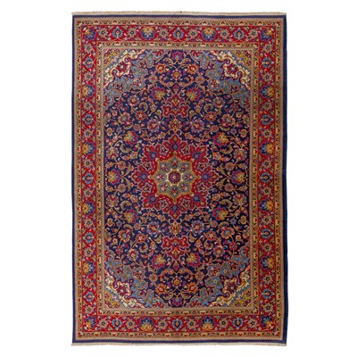 Lot 1 - A fine Kashan rug, central Persia