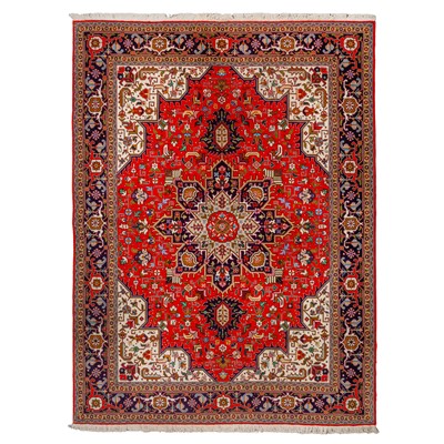 Lot 6 - An unusual fine Tabriz rug, north-west Persia