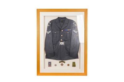 Lot 237 - A framed R.A.F. jacket
