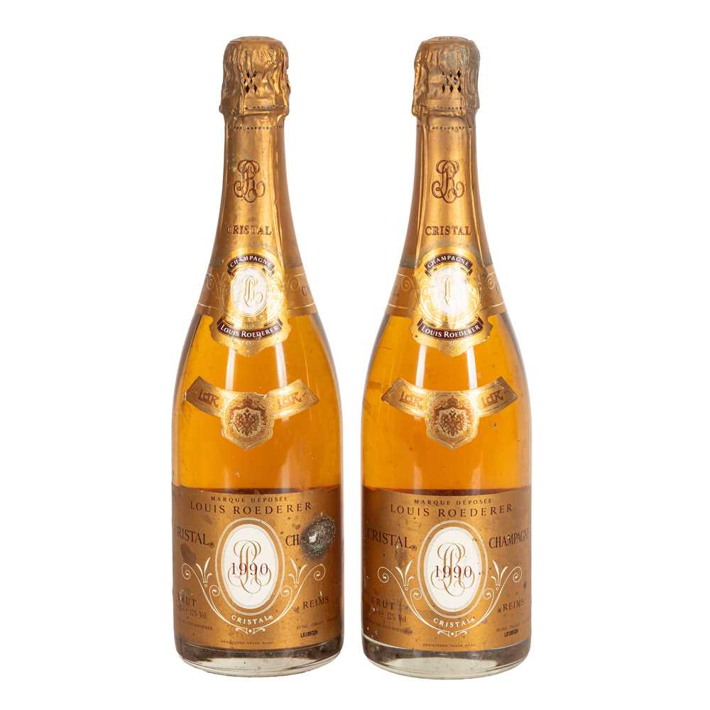 Lot 13 - Louis Roederer Cristal 1990 - 2 bottles