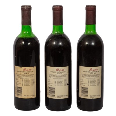 Lot 106 - Penfolds Bin 707 Cabernet Sauvignon 1984 - 3 bottles