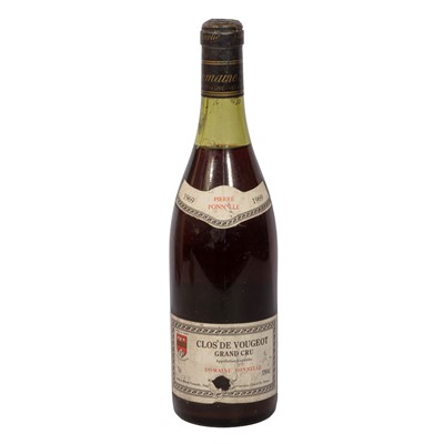 Lot 67 - Pierre Ponelle Clos De Vougeot Grand Cru 1969 - 1 bottle