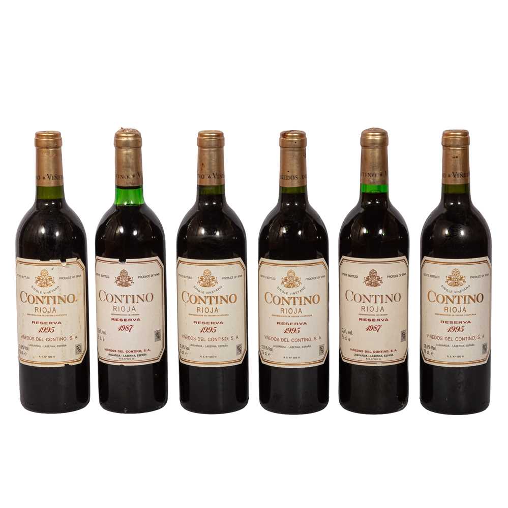 Lot 93 - Contino Réserva Rioja Alavesa 1987 & 1995 - 6 bottles